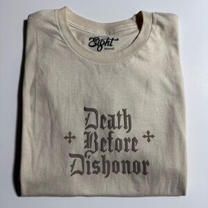 Eighty Eight Death Before Dishonor Mens T-Shirt
Size Medium, Brand New